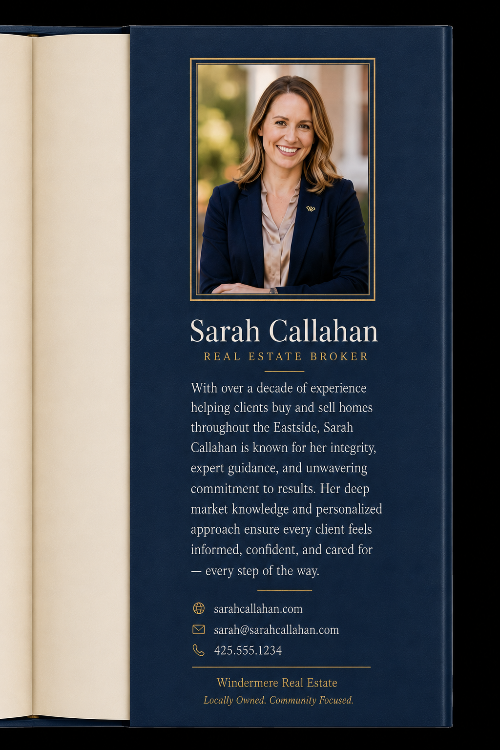 The Seller's Companion — back inside flap example